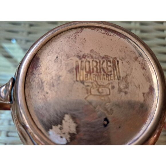Morken Barware Set of 2 Hammered Copper Moscow Mule Mugs - Picture 9 of 10